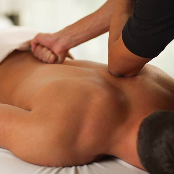 Sports massage for deep muscle work